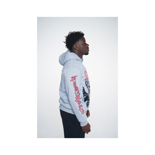 High On Stress Hoodie-Gray