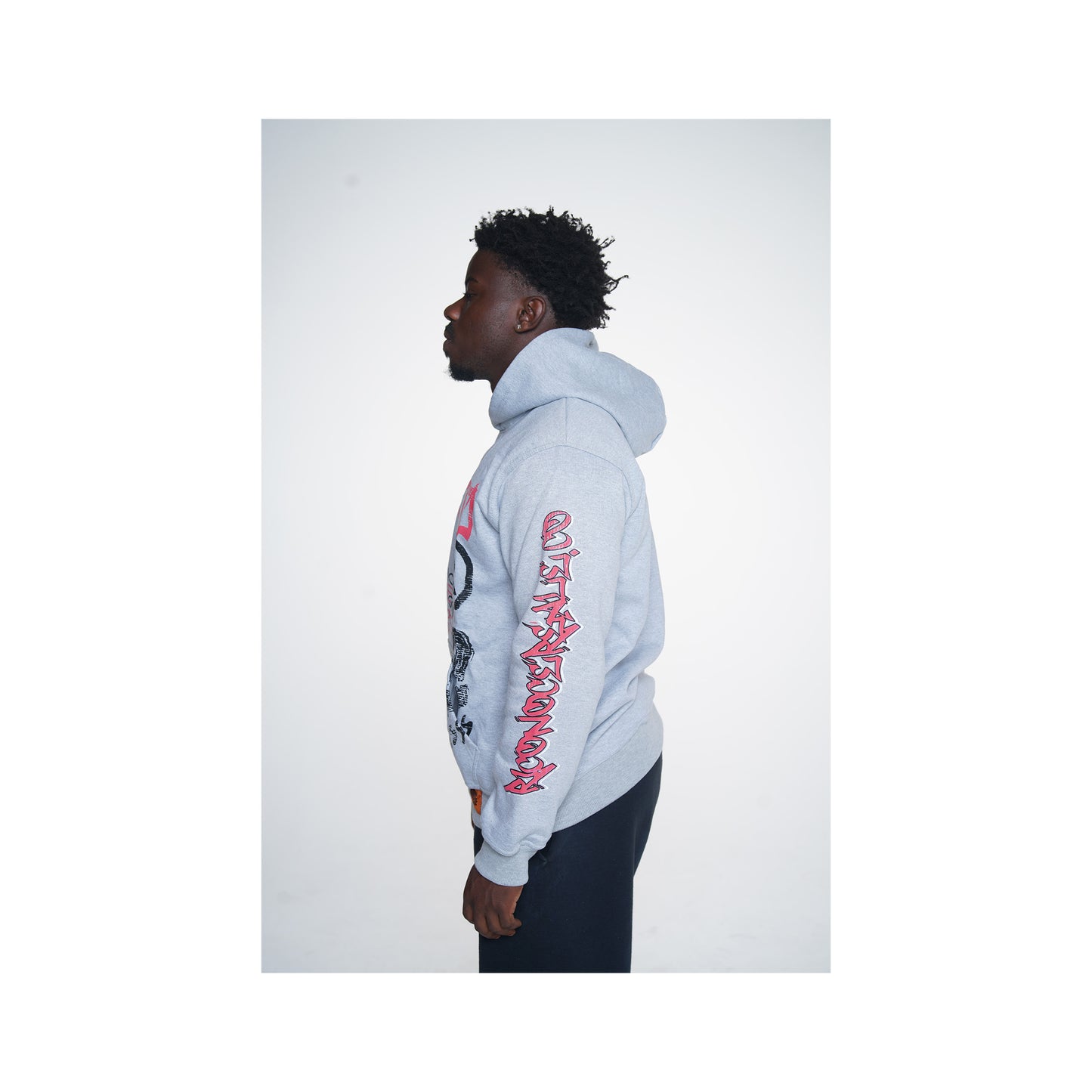 High On Stress Hoodie-Gray