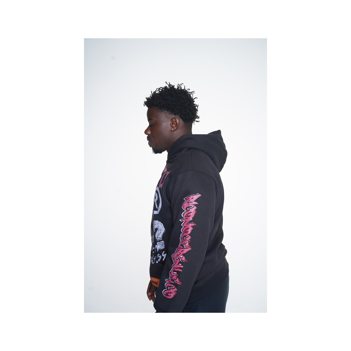 High On Stress Hoodie-Black